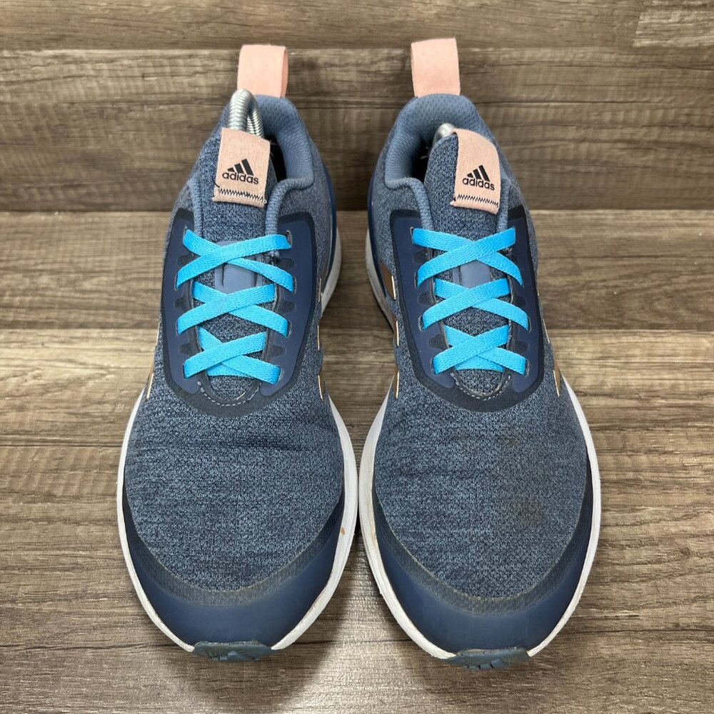 Adidas Rapidrun X Blue Gold Womens US Size 6 EUR 37.3 G27446 Running Shoes - Picture 2 of 9